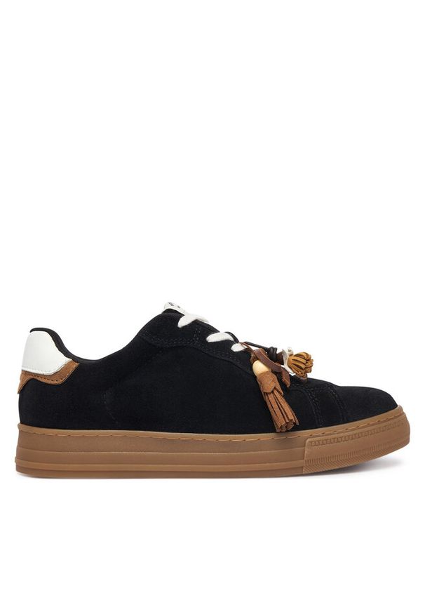 Sneakersy Tamaris. Kolor: czarny