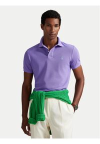 Polo Ralph Lauren Polo 710782592028 Fioletowy Regular Fit. Typ kołnierza: polo. Kolor: fioletowy. Materiał: bawełna #1