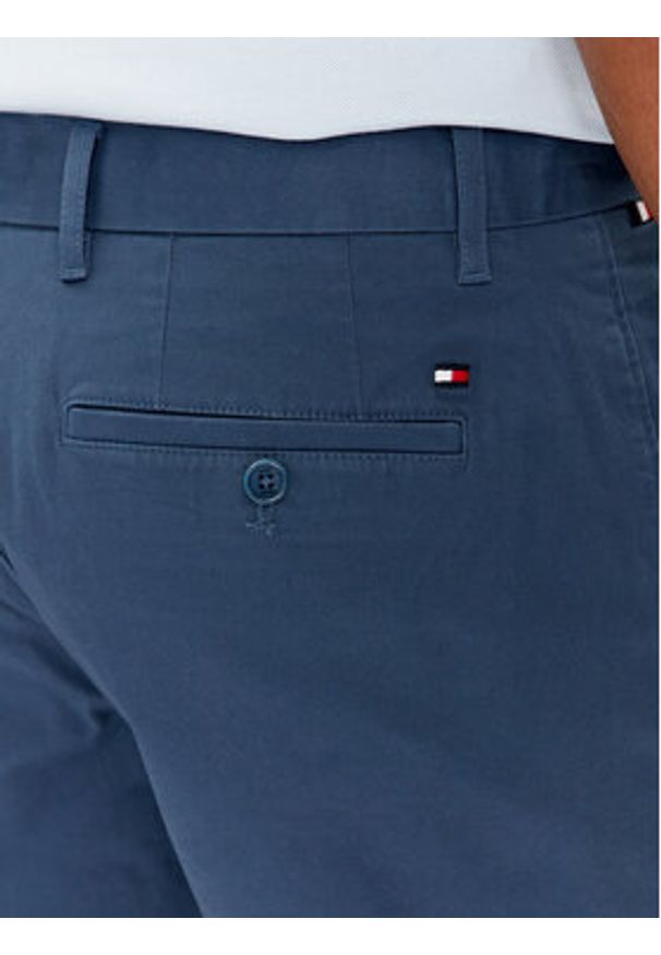 TOMMY HILFIGER - Tommy Hilfiger Szorty materiałowe Harlem MW0MW23568 Niebieski Regular Fit. Kolor: niebieski. Materiał: bawełna