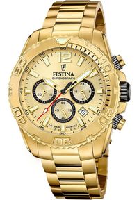 Zegarek męski Festina F20684-1 złoty. Kolor: złoty #1