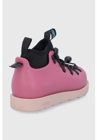 Native Buty dziecięce Fitzsimmons Citytyle Bloom kolor różowy. Nosek buta: okrągły. Zapięcie: sznurówki. Kolor: różowy. Materiał: guma