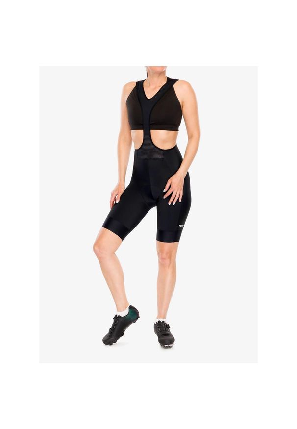 Spodenki kolarskie damskie POC Cadence Bib Shorts. Kolor: czarny. Sport: kolarstwo