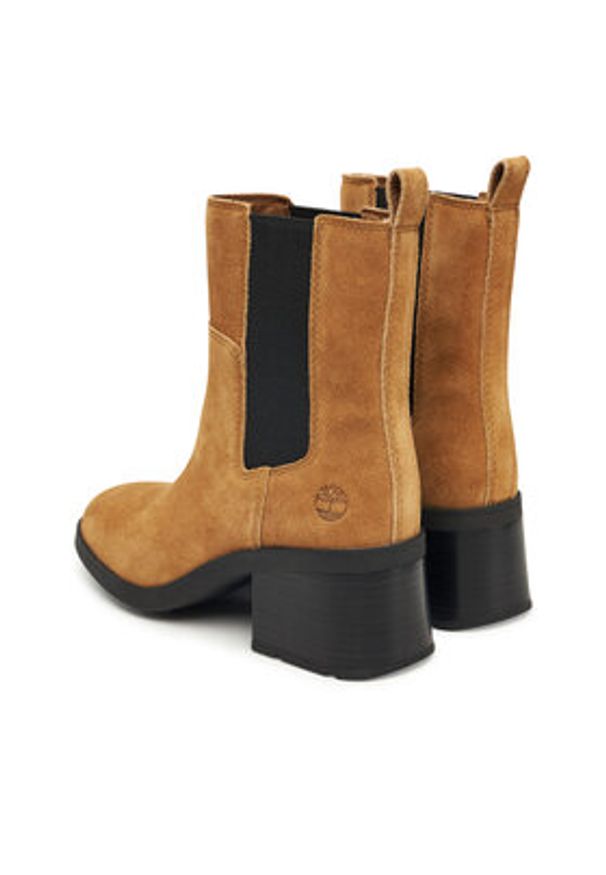 Timberland Botki Bellevaux TB0A424XES41 Brązowy. Kolor: brązowy. Materiał: skóra, zamsz