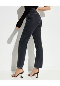 AGOLDE - Spodnie jeansowe z wysokim stanem Straight fit. Stan: podwyższony. Kolor: czarny. Styl: klasyczny #2