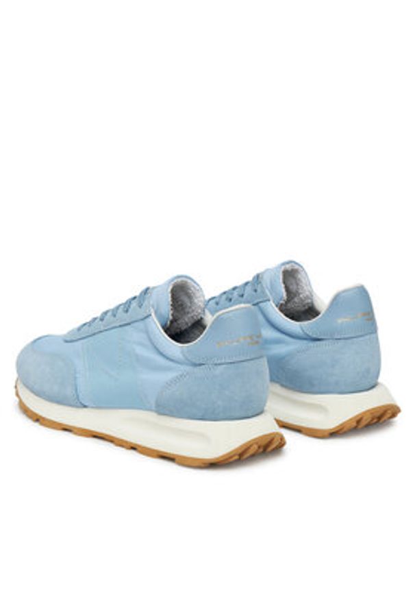 Philippe Model Sneakersy Tour Running A010319 TILD W016 Niebieski. Kolor: niebieski. Materiał: zamsz, skóra. Sport: bieganie