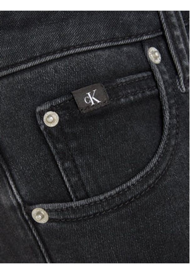 Calvin Klein Jeans Jeansy J20J221584 Czarny Skinny Fit. Kolor: czarny