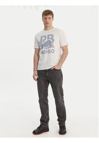 Hugo - HUGO T-Shirt Dlix_RB 50559696 Biały Regular Fit. Kolor: biały. Materiał: bawełna #5