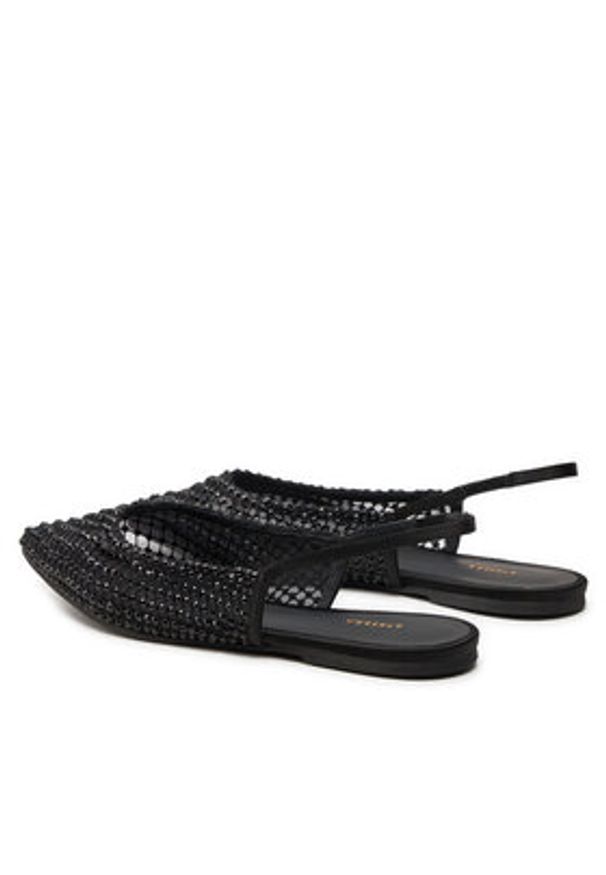 LE SILLA - Le Silla Sandały Chanel Gilda 9024Z020MTPPSAS933 Czarny. Kolor: czarny