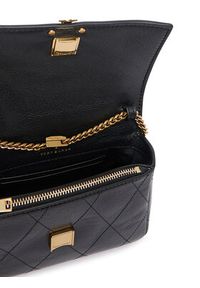 Tory Burch Torebka Charlie Quilted Mini Top Handle Chain Wallet 186032 Czarny. Kolor: czarny. Materiał: skórzane #5