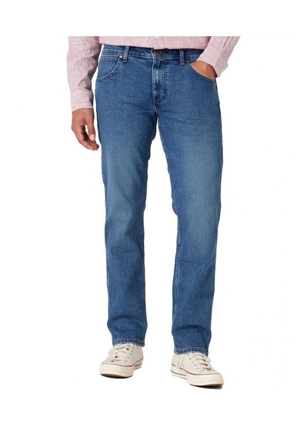 Wrangler - WRANGLER GREENSBORO MĘSKIE SPODNIE JEANSOWE JEANSY EL NINO W15QYLZ66 112330709