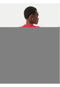 Tommy Jeans Top DW0DW22577 Czerwony Slim Fit. Kolor: czerwony. Materiał: bawełna #5