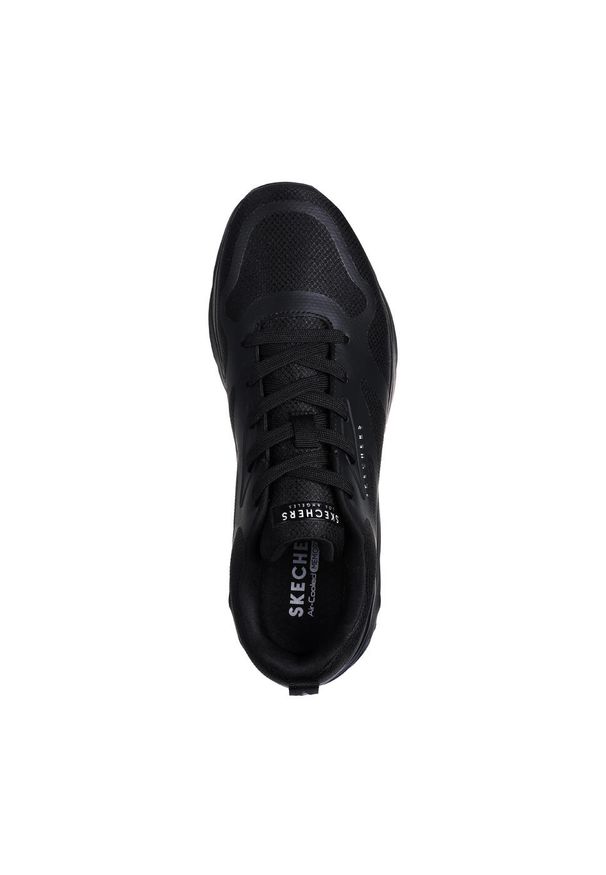 skechers - Buty do chodzenia męskie Skechers Los Angeles. Kolor: czarny. Materiał: materiał, syntetyk. Szerokość cholewki: normalna. Sport: turystyka piesza