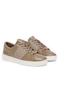 MICHAEL Michael Kors Sneakersy Keaton 43S5KTFS1L Beżowy. Kolor: beżowy. Materiał: skóra #6