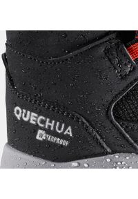 quechua - Buty turystyczne dla dzieci Quechua SH500 mountain wodoodporne. Kolor: czerwony, szary, wielokolorowy, czarny. Sezon: zima. Sport: turystyka piesza #2