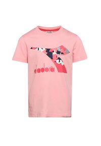 Diadora - Koszulka dziecięca DIADORA JU.SS T-SHIRT CHROMIA. Kolor: różowy #1