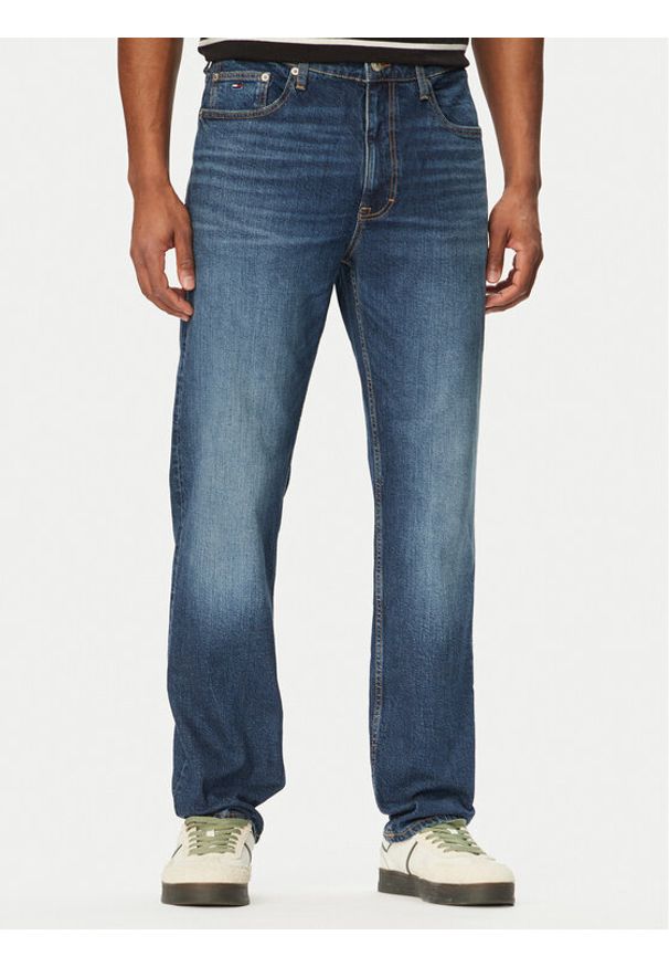 Tommy Jeans Jeansy Arlo DM0DM22921 Granatowy Straight Fit. Kolor: niebieski