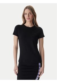 EA7 Emporio Armani T-Shirt 7W001490 AF10373 Czarny Slim Fit. Kolor: czarny. Materiał: bawełna #1