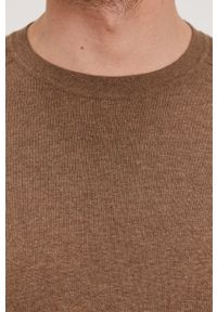 Selected Homme - Sweter. Kolor: brązowy. Materiał: materiał. Długość rękawa: długi rękaw. Długość: długie #2