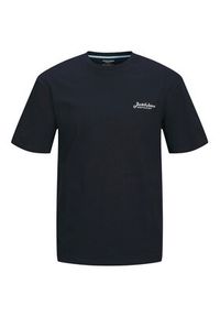Jack & Jones - Jack&Jones Komplet t-shirt i szorty sportowe Beau 12277466 Granatowy Relaxed Fit. Kolor: niebieski. Materiał: bawełna. Styl: sportowy #3