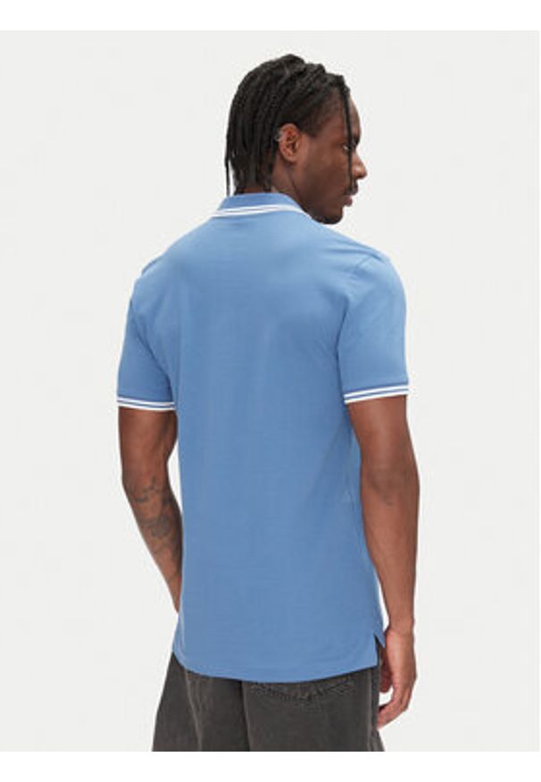 G-Star RAW - G-Star Raw Polo Dunda D17127-5864 Brązowy Slim Fit. Typ kołnierza: polo. Kolor: brązowy. Materiał: bawełna