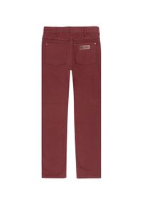 Wrangler - WRANGLER GREENSBORO MĘSKIE SPODNIE MATERIAŁOWE MATERIAŁ DAHLIA 112341456. Materiał: materiał #7