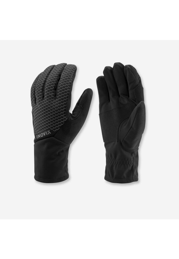 INOVIK - Rękawice narciarskie dla dorosłych Inovik XC GLOVES 100. Kolor: czarny. Materiał: materiał, tkanina. Sport: narciarstwo