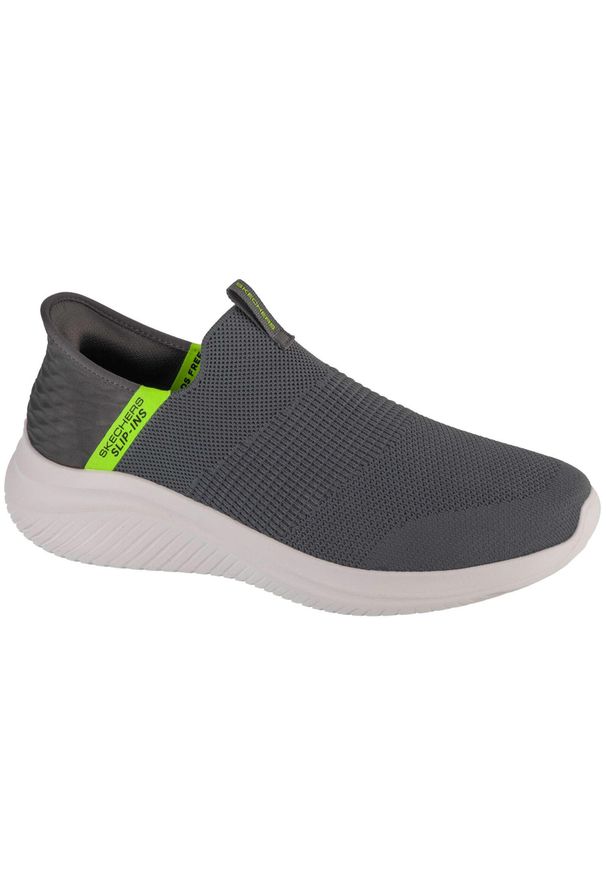 skechers - Buty sportowe Sneakersy męskie, Slip-Ins Ultra Flex 3.0 Viewpoint. Kolor: szary. Sport: turystyka piesza