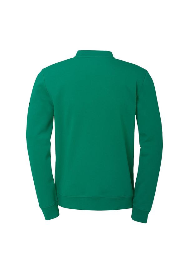 UHLSPORT - Kurtka z dresu Uhlsport ID College. Kolor: czarny, zielony, wielokolorowy. Materiał: dresówka. Sport: piłka nożna