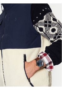 Polo Ralph Lauren Kamizelka 710854959008 Beżowy jasny Regular Fit. Typ kołnierza: polo. Kolor: beżowy. Materiał: syntetyk #5