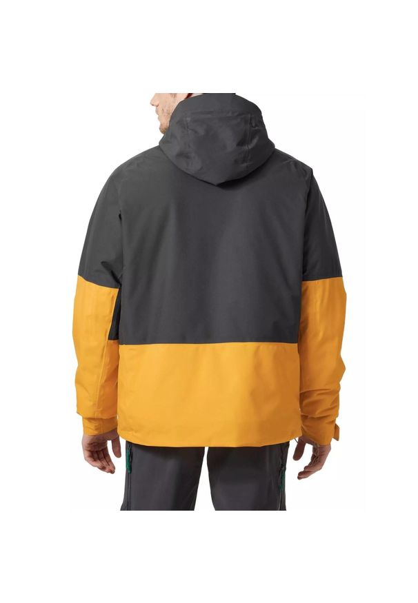 Kurtka w góry męska Helly Hansen Banff Insulated. Typ kołnierza: kaptur. Kolor: żółty, wielokolorowy. Materiał: syntetyk. Styl: klasyczny. Sport: wspinaczka