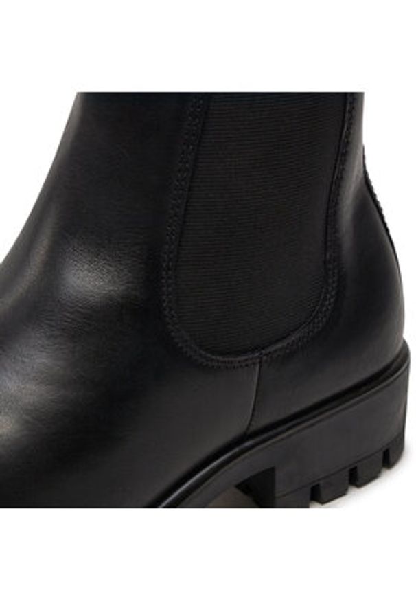 ecco - ECCO Sztyblety Modtray W 49002301001 Czarny. Kolor: czarny. Materiał: skóra