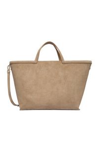 Gino Rossi - GINO ROSSI Torebka EO-LA224-19153A Beżowy. Kolor: beżowy. Materiał: zamszowe, skórzane #8