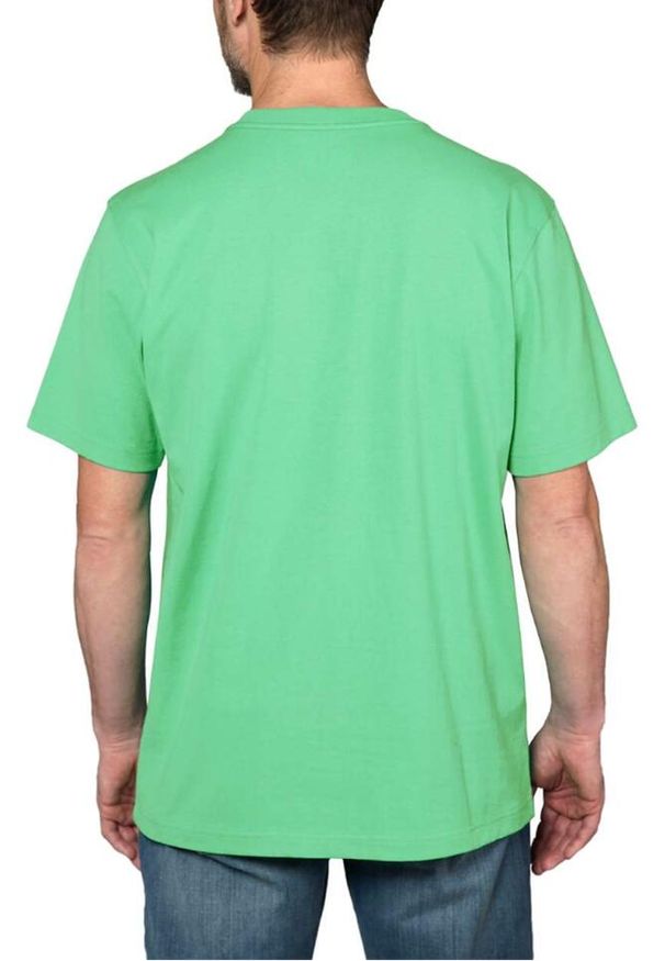 Koszulka sportowa męska T-shirt Carhartt Heavyweight Pocket K87. Kolor: zielony