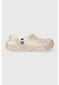 Crocs klapki Classic Glitter Clog damskie 205942. Nosek buta: okrągły. Materiał: materiał #1