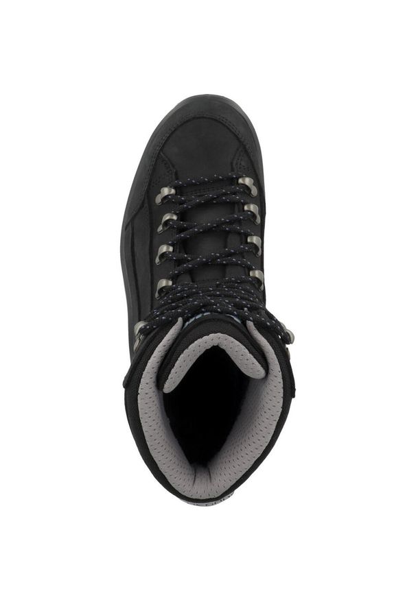 Buty trekkingowe damskie Lowa Renegade Gtx Mid. Wysokość cholewki: za kostkę. Zapięcie: sznurówki. Kolor: czarny. Materiał: guma, materiał, syntetyk. Szerokość cholewki: normalna