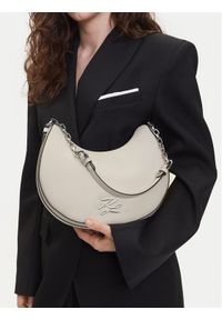 Karl Lagerfeld - KARL LAGERFELD Torebka A2W30019 Kremowy. Kolor: kremowy. Materiał: skórzane #1