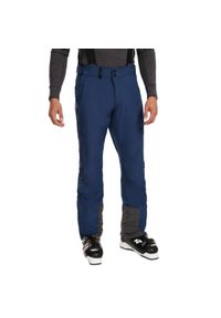Męskie spodnie narciarskie softshell Kilpi RHEA-M. Kolor: niebieski. Materiał: softshell. Sport: narciarstwo #1