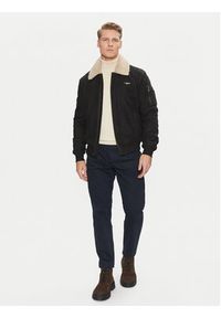 Aeronautica Militare Kurtka z imitacji skóry 242PN948PL248 Czarny Regular Fit. Kolor: czarny. Materiał: skóra #2