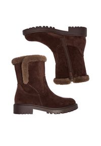 Clara Barson Botki CEO-HY90165-8 Brązowy. Kolor: brązowy. Materiał: materiał #3