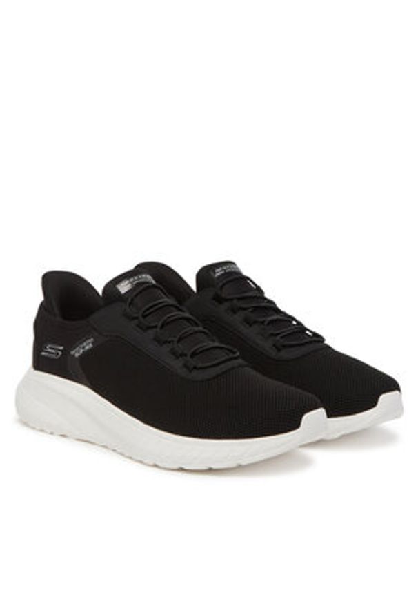 skechers - Skechers Sneakersy Bobs Squad Chaos-Tough Walk 118303/BLK Czarny. Kolor: czarny. Materiał: materiał