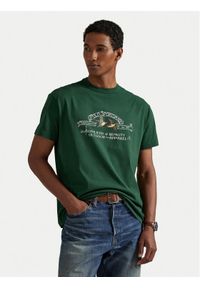 Polo Ralph Lauren T-Shirt 710981142004 Zielony Classic Fit. Typ kołnierza: polo. Kolor: zielony. Materiał: bawełna