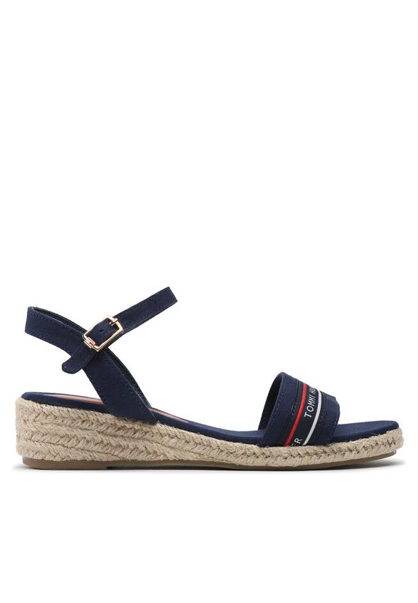 TOMMY HILFIGER - Espadryle Tommy Hilfiger. Kolor: niebieski