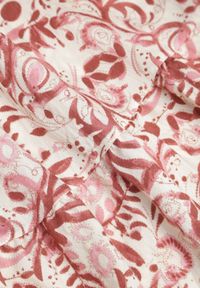 Renee - Różowa Pudełkowa Sukienka z Wiskozy w Abstrakcyjny Print z Paskiem Palagea. Okazja: do pracy. Kolor: różowy. Materiał: wiskoza. Wzór: nadruk. Styl: elegancki #8