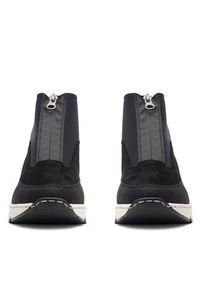 Rieker Sneakersy N6352-00 Czarny. Kolor: czarny. Materiał: skóra