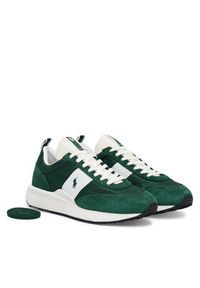 Polo Ralph Lauren Sneakersy Train 89 809P07284001 Zielony. Kolor: zielony. Materiał: skóra, zamsz #5