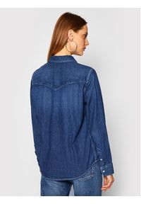 Levi's® Koszula jeansowa Essential Western 16786-0007 Granatowy Regular Fit. Kolor: niebieski. Materiał: jeans, bawełna
