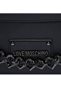 Love Moschino - LOVE MOSCHINO Saszetka nerka JC4123PP1ILN100B Czarny. Kolor: czarny. Materiał: skóra #4