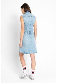 Lee - LEE MOM DRESS DAMSKA SUKIENKA JEANSOWA GET LIGHT L50CGGSM. Materiał: jeans