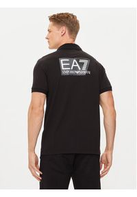 EA7 Emporio Armani Polo 3DPF16 PJ03Z 1200 Czarny Regular Fit. Typ kołnierza: polo. Kolor: czarny. Materiał: bawełna #4