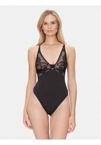 BOSS Body Peony Lace 50545017 Czarny. Kolor: czarny. Materiał: syntetyk